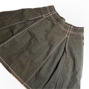 Army Green and Pink grunge skater skirt